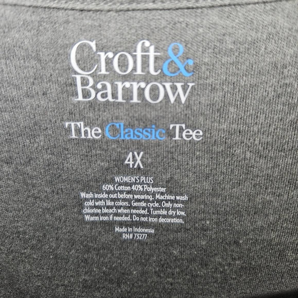 #005 Croft & Barrow - The Classic Holiday Tees: Varies, Colors, Styles - Picture 16 of 16